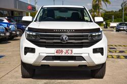 2023 Volkswagen Amarok TDI500 Life NF MY23 4X4 Dual Range Clear White