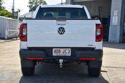 2023 Volkswagen Amarok TDI500 Life NF MY23 4X4 Dual Range Clear White