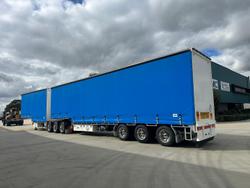 2025 CIMC 34 Pallet Drop Deck Mezzanine B Double Curtainsider