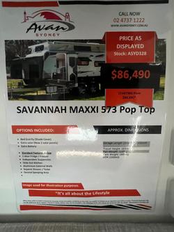 2025 Golf Savannah Maxxi 573