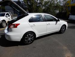 2010 Mitsubishi Lancer ES CJ MY11 White