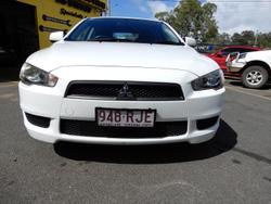 2010 Mitsubishi Lancer ES CJ MY11 White