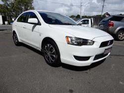 2010 Mitsubishi Lancer ES CJ MY11 White