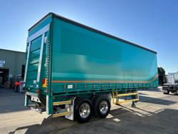 2019 Maxitrans St2 Tandem 14 Pallet Sd Curtain Sider, 4.3M Tail Gate Green