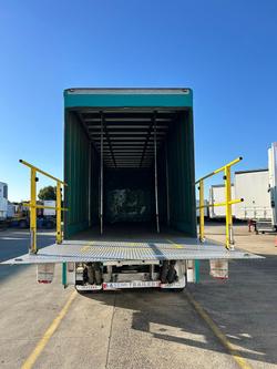 2019 Maxitrans St2 Tandem 14 Pallet Sd Curtain Sider, 4.3M Tail Gate Green