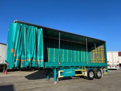 2019 Maxitrans St2 Tandem 14 Pallet Sd Curtain Sider, 4.3M Tail Gate Green