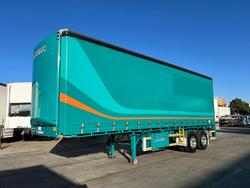 Maxitrans ST2 Tandem 14 Pallet SD Curtain Sider, 4.3M Tail Gate