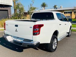 2017 Mitsubishi Triton GLS MQ MY17 4X4 Dual Range White