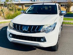 2017 Mitsubishi Triton GLS MQ MY17 4X4 Dual Range White