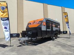 JB Caravans Dirt Road Xtreme 20' Front Door