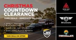 2023 JB Caravans Dirt Road Xtreme 20' Front Door