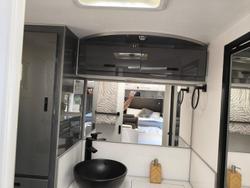 2023 JB Caravans Dirt Road Xtreme 20' Front Door