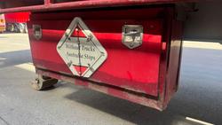 2008 Krueger 12P Drop Deck A Mezzanine Curtain Sider White