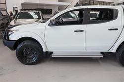 2018 Mitsubishi Triton GLX+ MQ MY18 4X4 Dual Range White