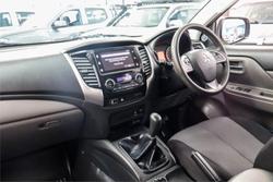 2018 Mitsubishi Triton GLX+ MQ MY18 4X4 Dual Range White