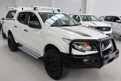 2018 Mitsubishi Triton GLX+ MQ MY18 4X4 Dual Range White