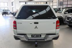 2018 Mitsubishi Triton GLX+ MQ MY18 4X4 Dual Range White