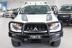 2018 Mitsubishi Triton GLX+ MQ MY18 4X4 Dual Range White