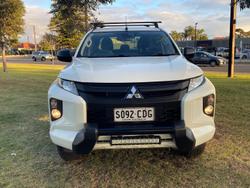 2019 Mitsubishi Triton GLX+ MR MY19 4X4 Dual Range White
