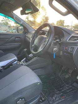 2019 Mitsubishi Triton GLX+ MR MY19 4X4 Dual Range White