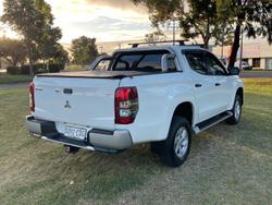 2019 Mitsubishi Triton GLX+ MR MY19 4X4 Dual Range White