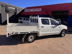 2008 Toyota Hilux Workmate TGN16R MY08 4x2 Glacier White