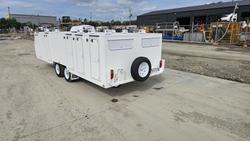 2025 McNeill 10 Dog Trailer White