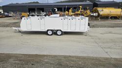 2025 McNeill 10 Dog Trailer White
