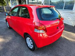 2009 Toyota Yaris YR NCP90R MY09 Cherry