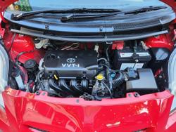 2009 Toyota Yaris YR NCP90R MY09 Cherry