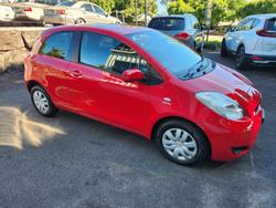 2009 Toyota Yaris YR NCP90R MY09 Cherry