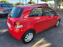 2009 Toyota Yaris YR NCP90R MY09 Cherry