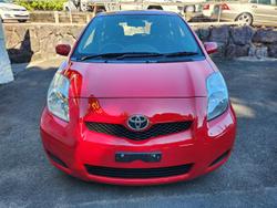 2009 Toyota Yaris YR NCP90R MY09 Cherry