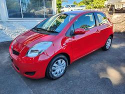 2009 Toyota Yaris YR NCP90R MY09 Cherry