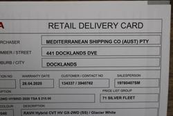 2020 Toyota RAV4 GX AXAH52R Glacier White