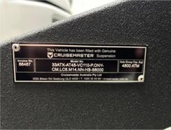 2021 Zone RV SUMMIT Rear Club Lounge & Centre Bathroom Black