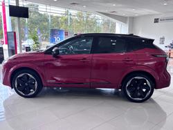 2025 Nissan QASHQAI N-DESIGN e-POWER J12 MY25 Fuji Sunset Red with Onyx Black Roof