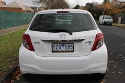 2012 Toyota Yaris YR NCP130R Glacier White
