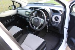 2012 Toyota Yaris YR NCP130R Glacier White