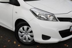 2012 Toyota Yaris YR NCP130R Glacier White