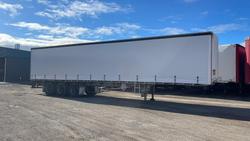 2014 Maxi Trans 24P Straight Curtain Sider White