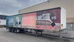 2014 Maxi Trans 24P Straight Curtain Sider White