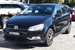 2014 Volkswagen Polo 66TSI Trendline 6R MY15 Deep Black