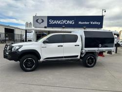 2019 Toyota Hilux Rugged GUN126R 4X4 Dual Range Glacier White