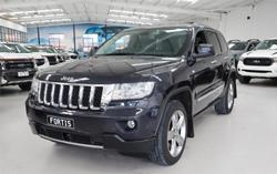 2012 Jeep Grand Cherokee Overland WK MY12 4X4 Constant Brilliant Black