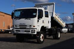 2022 Isuzu F Series FTS139-260 4x4 Dual Cab Tipper White