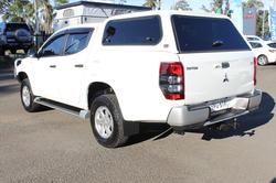 2018 Mitsubishi Triton GLX+ MQ MY18 4X4 Dual Range White