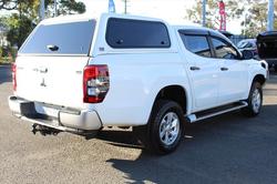 2018 Mitsubishi Triton GLX+ MQ MY18 4X4 Dual Range White