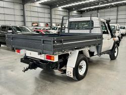 2018 Toyota Landcruiser Workmate VDJ79R 4X4 Dual Range French Vanilla