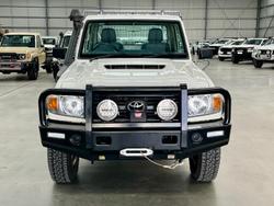 2018 Toyota Landcruiser Workmate VDJ79R 4X4 Dual Range French Vanilla